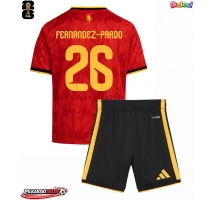Belgia Matias Fernandez-Pardo #26 Koszulka Podstawowa dzieci MŚ 2026 Krótki Rękaw (+ krótkie spodenki)